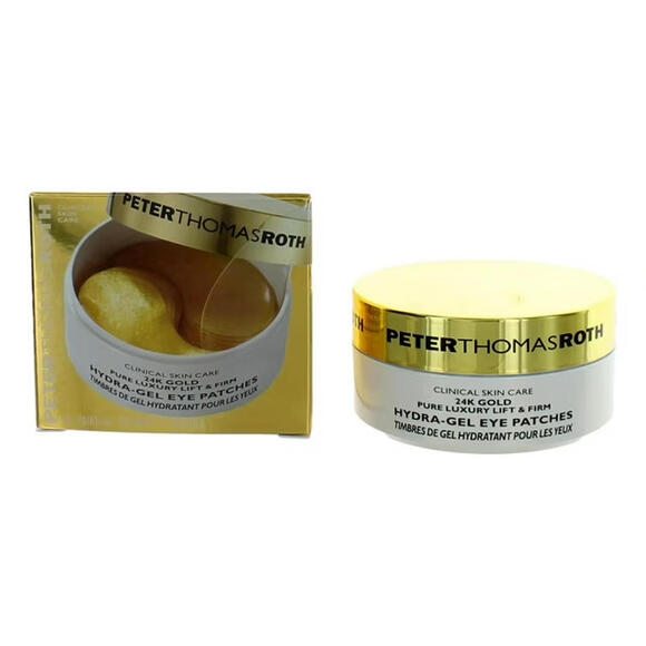 One time used- Peter Thomas Roth 24K Gold Pure Luxury Lift Hydra-Gel Eye Patches - Picture 1 of 5